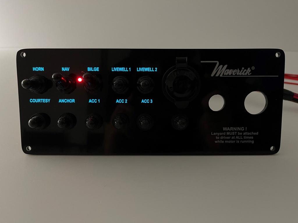 Fully Wired Replacement Switch Panel - Maverick HPXV 2014 9-7/8