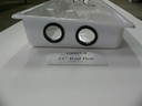 55" Fishing Rod gunnel storage insert - 2 rod Square Back - White