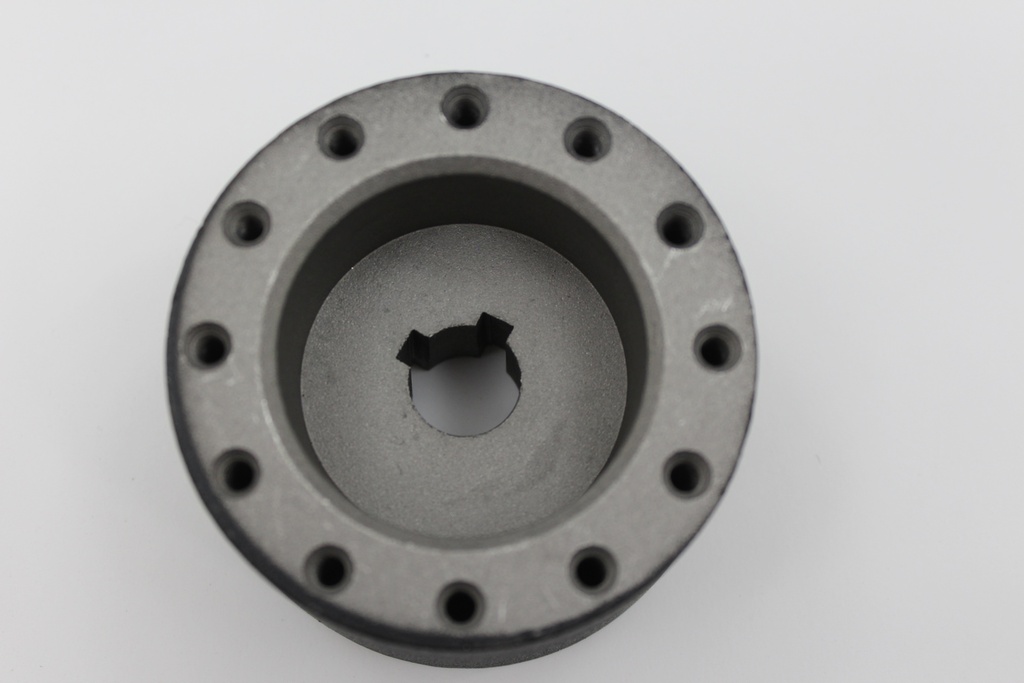 Steering Wheel Leather/Silver 3 Spoke - Kit 360