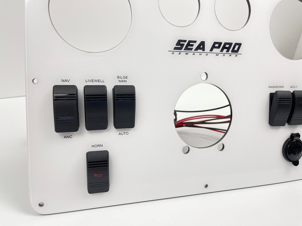 Fully Wired Replacement Switch/Instrument Panel - Sea Pro  SV 1700 CC
