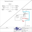 LT-2561 ON/OFF/ON DP Blue/Satin lighted tip toggle switch