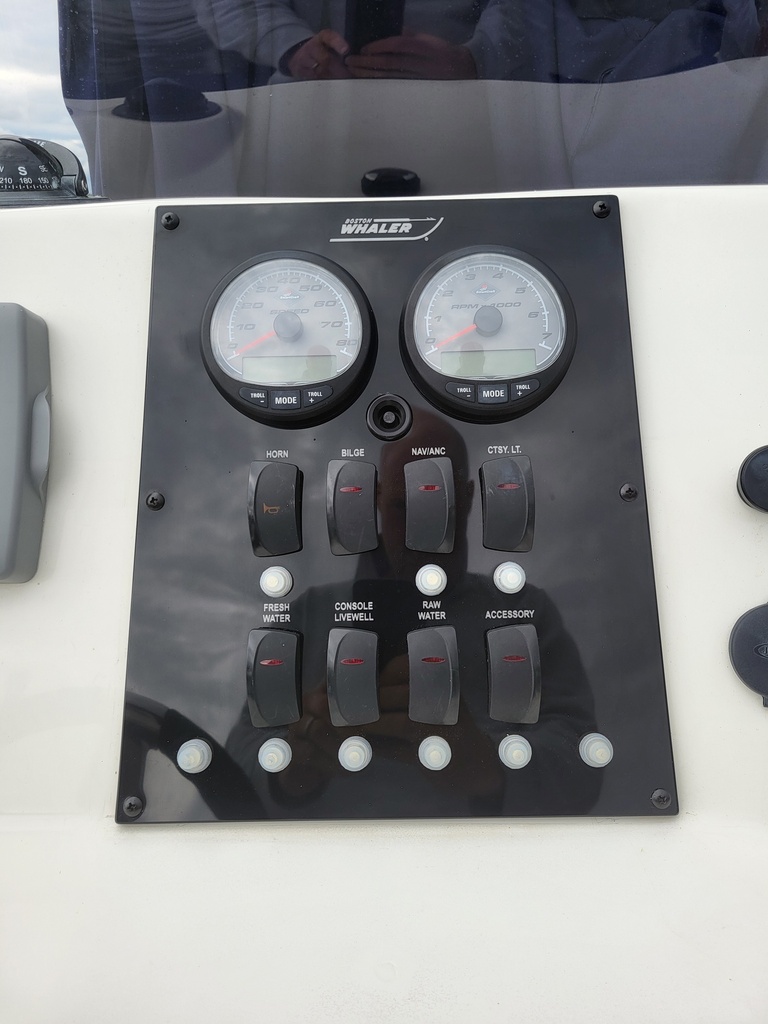 20, 23 Dauntless 2013 Custom Integrated Gauge/Switch Panel