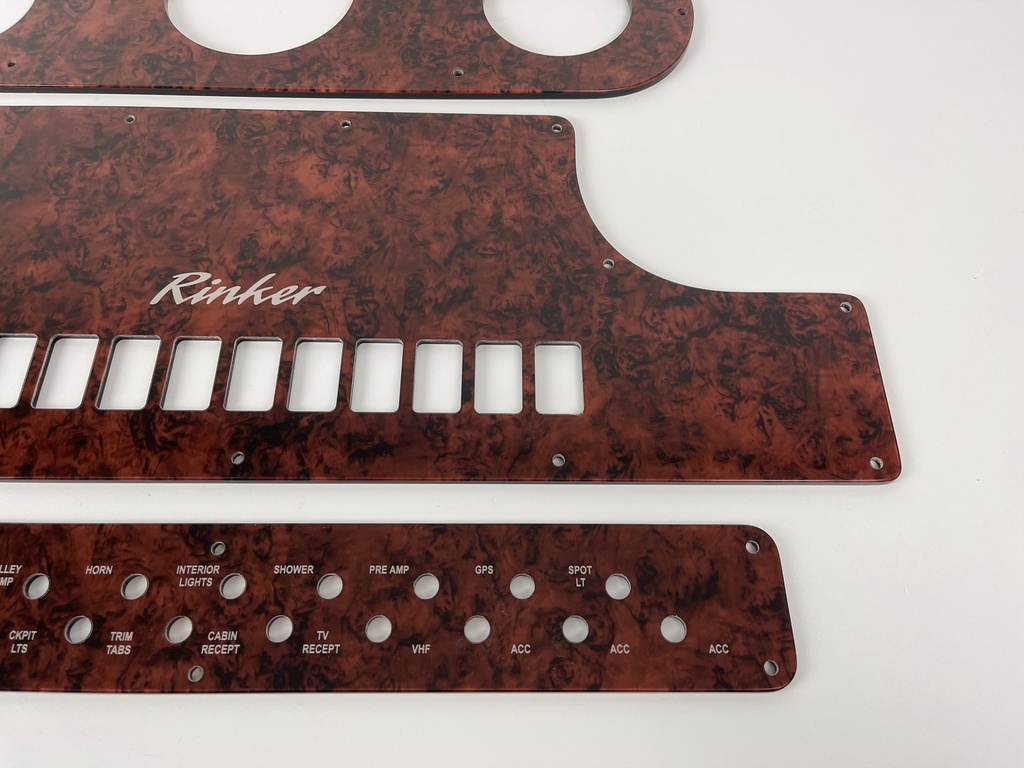 Rinker 250 270 Fiesta Vee Dash Panel set 2004 2005 ish