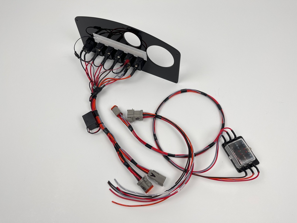 Fully Wired Replacement Panel w/ Rocker Switches - Boston Whaler 16 Dauntless 15-17 Montauk