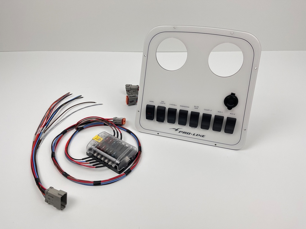 Fully Wired Replacement Panel w/ Rocker Switches - Proline