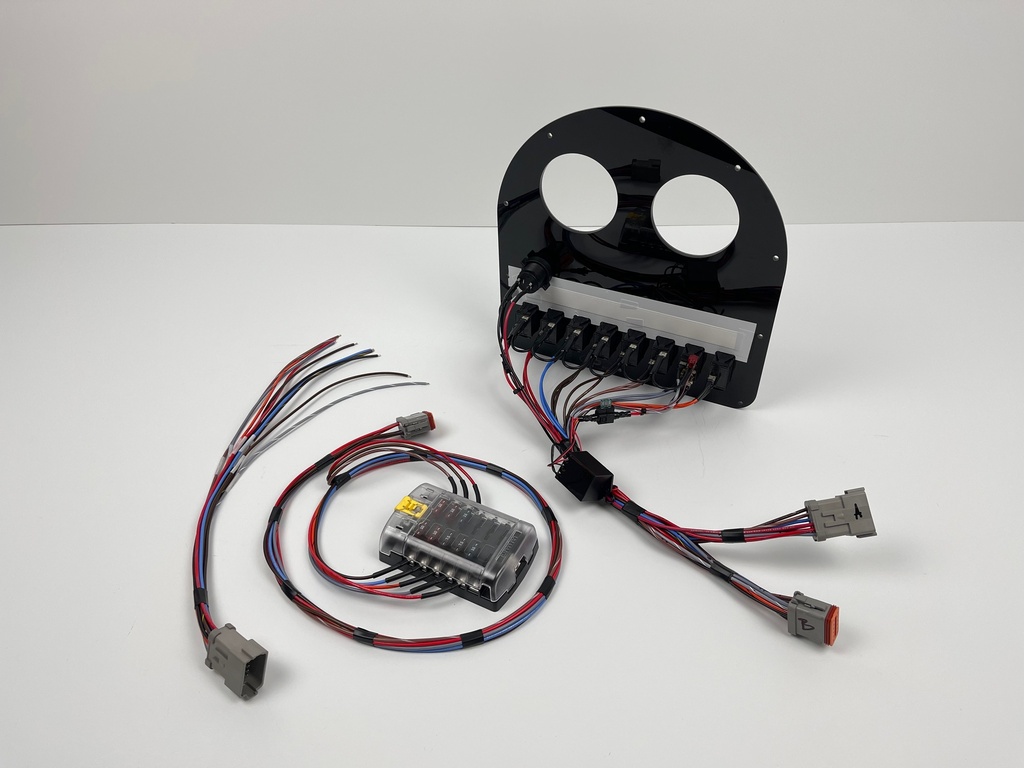 Fully Wired Replacement Panel w/ Rocker Switches - Hydrasports 212CC
