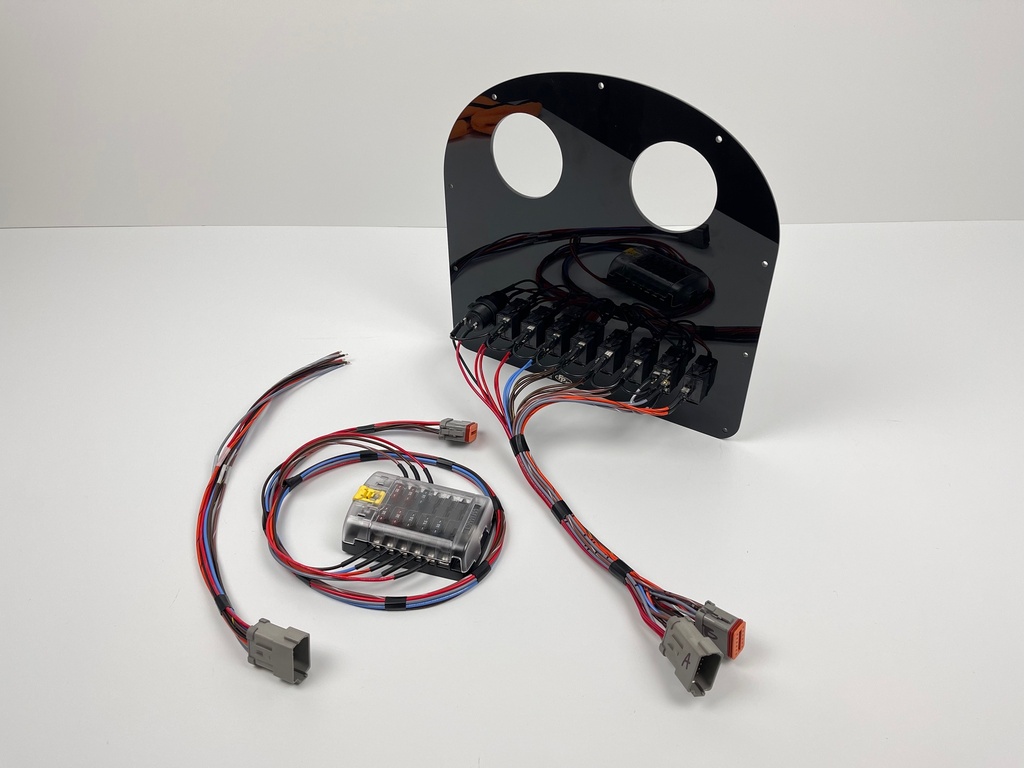 Fully Wired Replacement Panel w/ Rocker Switches - Hydrasports 230CC