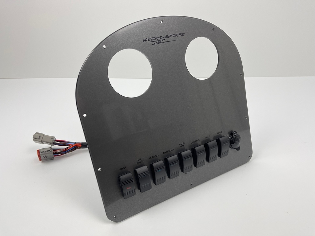 Fully Wired Replacement Panel w/ Rocker Switches - Hydrasports 230CC