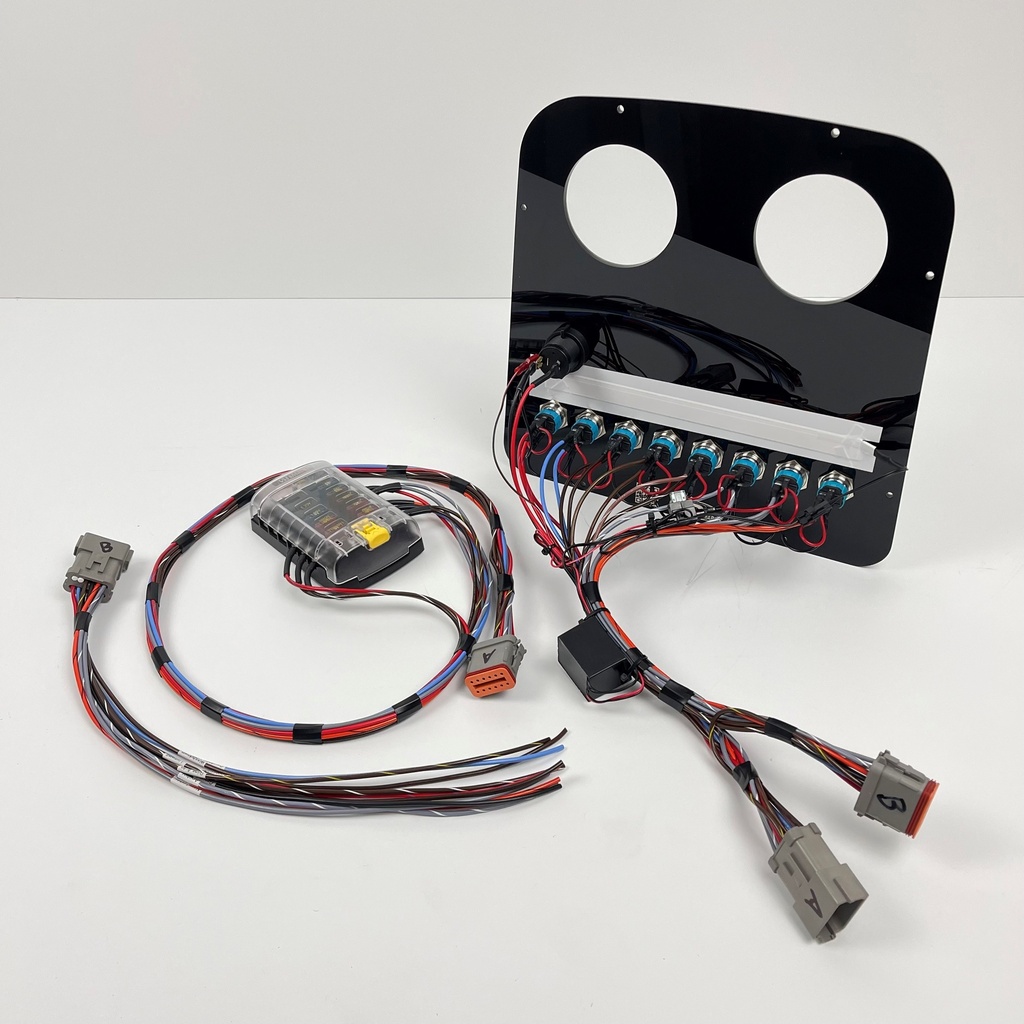 Fully Wired Replacement Panel w/ Pushbutton Switches - Proline