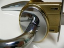 Mobella McCoy Swan Series Chrome/Brass - Swing Door Lockset
