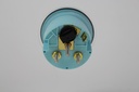 Eclipse Blk-Wh-Blu Oil Pressure Gauge, Elect 0-80 psi