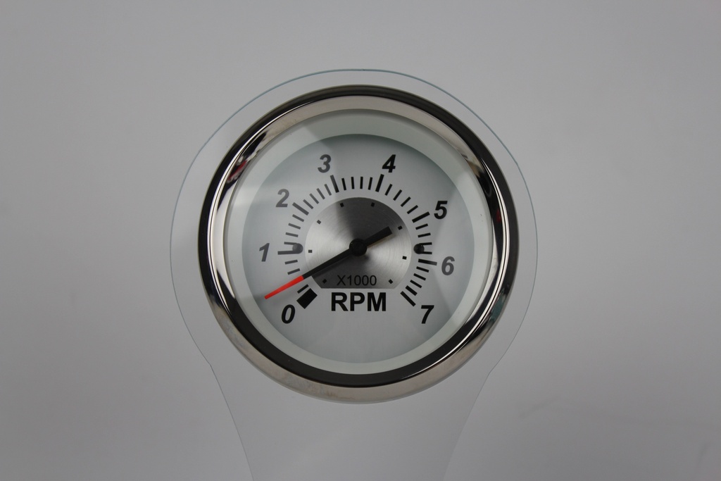 White Sterling Tach, O/B & 4 Cycle Gas 7K 3"