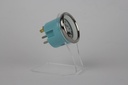 White Sterling Water Temperature Gauge, I/O Elect 120-240F