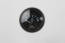 Eclipse Blk-Wh-Blu Water Temperature Gauge, O/B