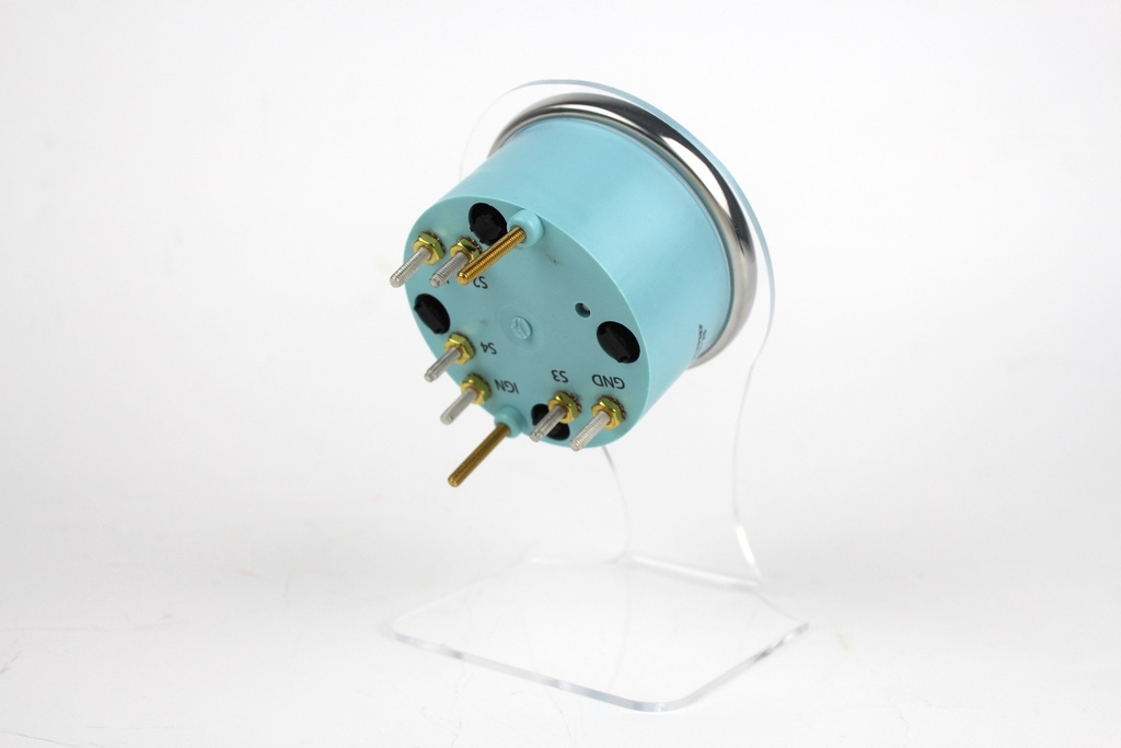 Black Sterling Multi Function 3" Fuel, Volt, Oil, Temp Gauge