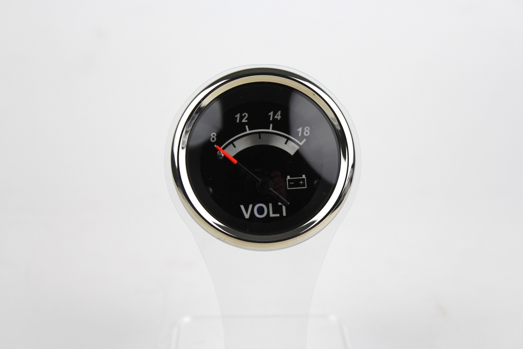 Black Sterling Voltmeter 8-18 Volts