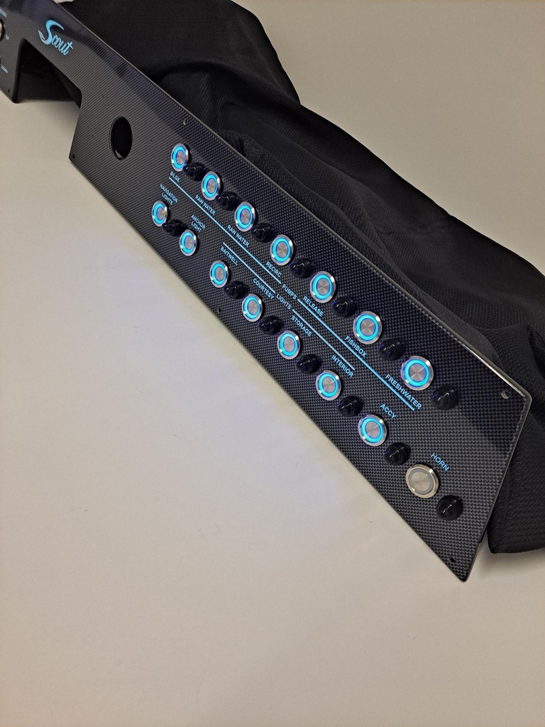 Fully Wired Replacement Switch Panel w/ Toggle Switches - Scout 251 XSS