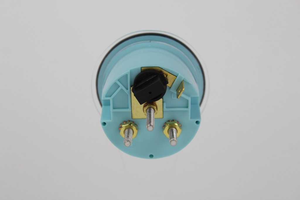 Eclipse Blk-Wh-Blu Water Temperature Gauge, O/B