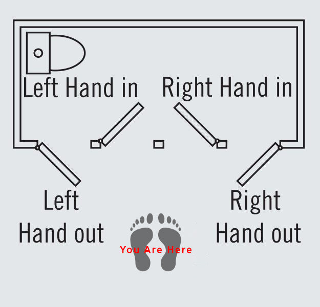 Mobella McCoy Portofino Chrome - Swing Door Lockset - Kit
