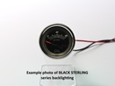 Black Sterling Water Temperature Gauge, I/O Elect 100-240F 67020F