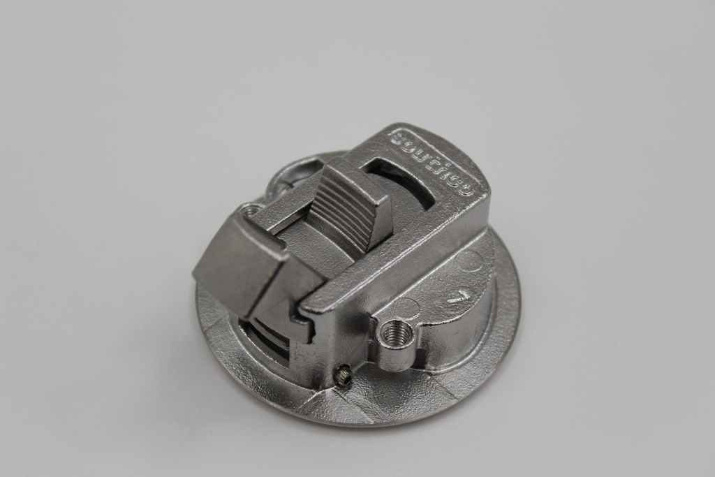 Southco M1 push to close slam latch, medium size, key locking, Stainless Steel