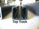 Roller Truck Sliding Door Track Set - Single Door