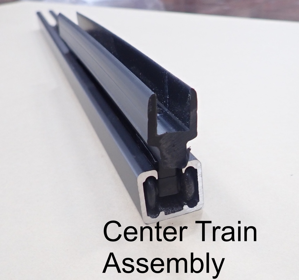 Roller Truck Sliding Door Track Set - Single Door