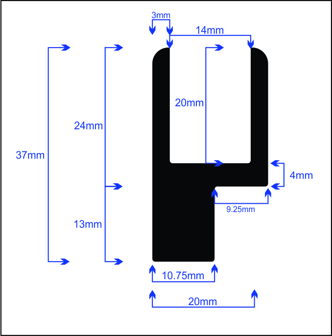 Roller Truck Sliding Door Track Set - Single Door
