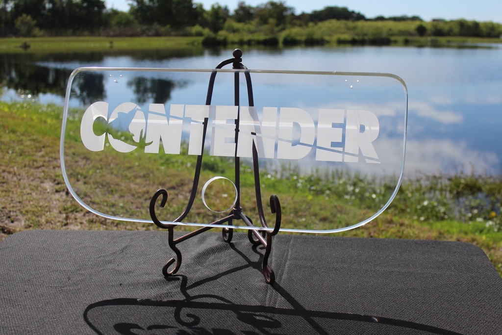 Livewell Lid - Contender 31 - Clear with Engraving