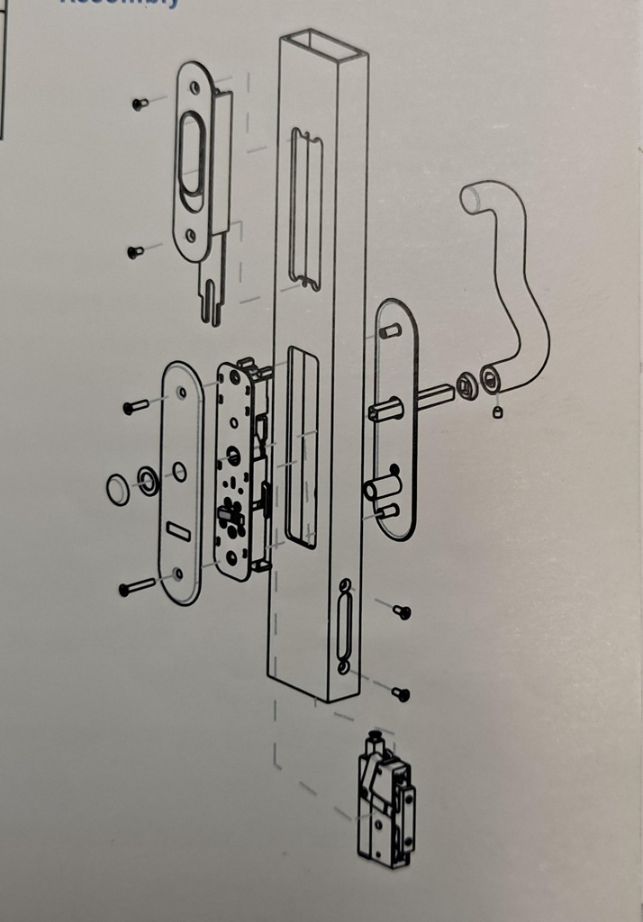 Mobella Star Slider Door Latch with Top Stop