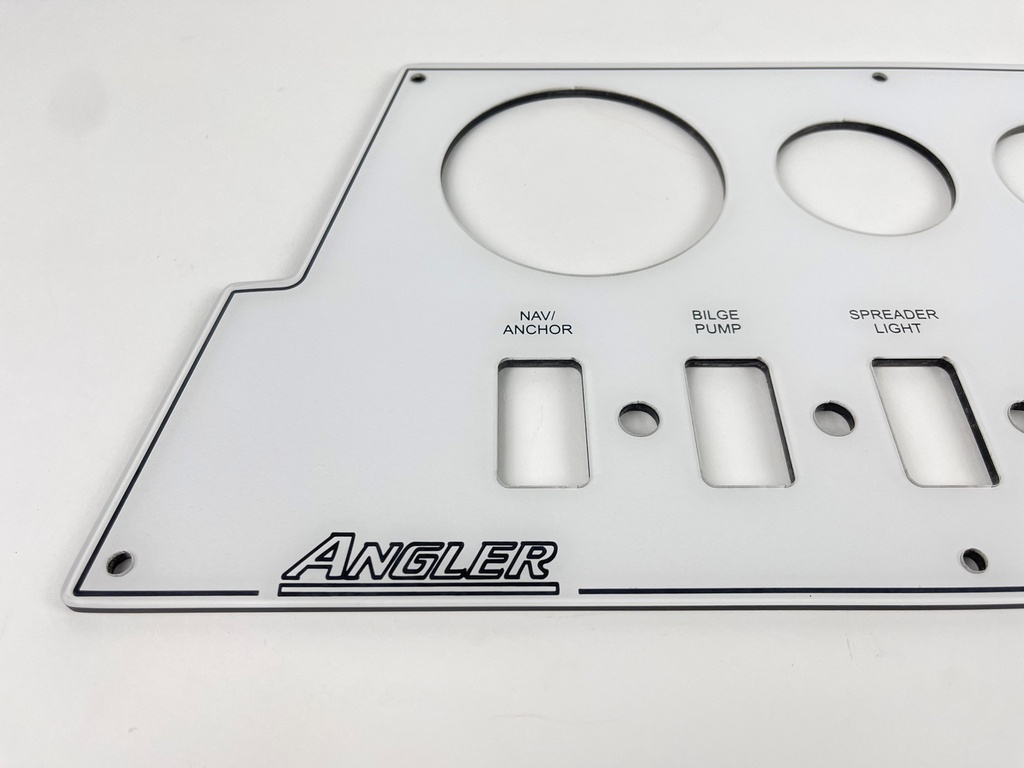 Angler Dash Instrument Panel 15-1/4"L x 7-5/8"H
