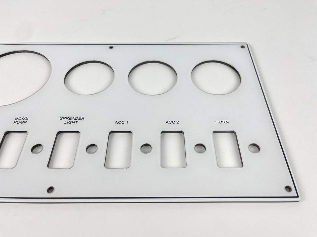 Angler Dash Instrument Panel 15-1/4"L x 7-5/8"H