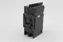 E-Series Circuit Breaker, Black toggle, Double Pole , Rectangular cutout