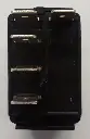 V4D1 Carling On/On Single Pole, 1 Independent Clear Lamp Rocker Switch