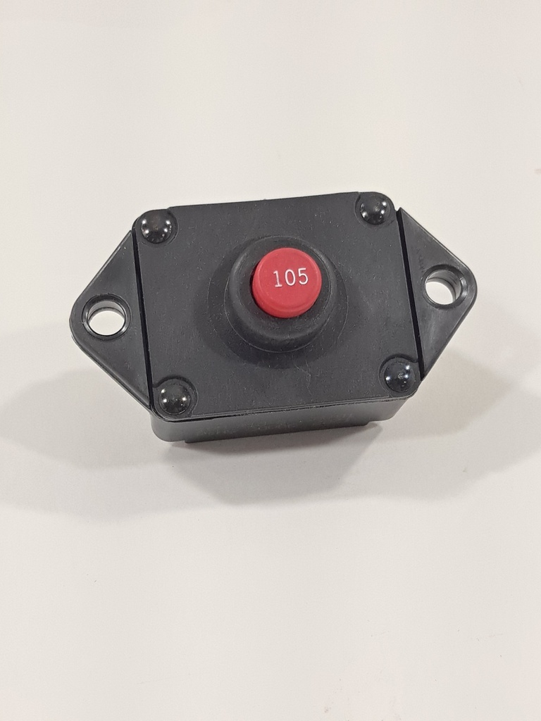 Klixon MP Pushbutton Circuit Breaker, Manual Reset, 105 amp