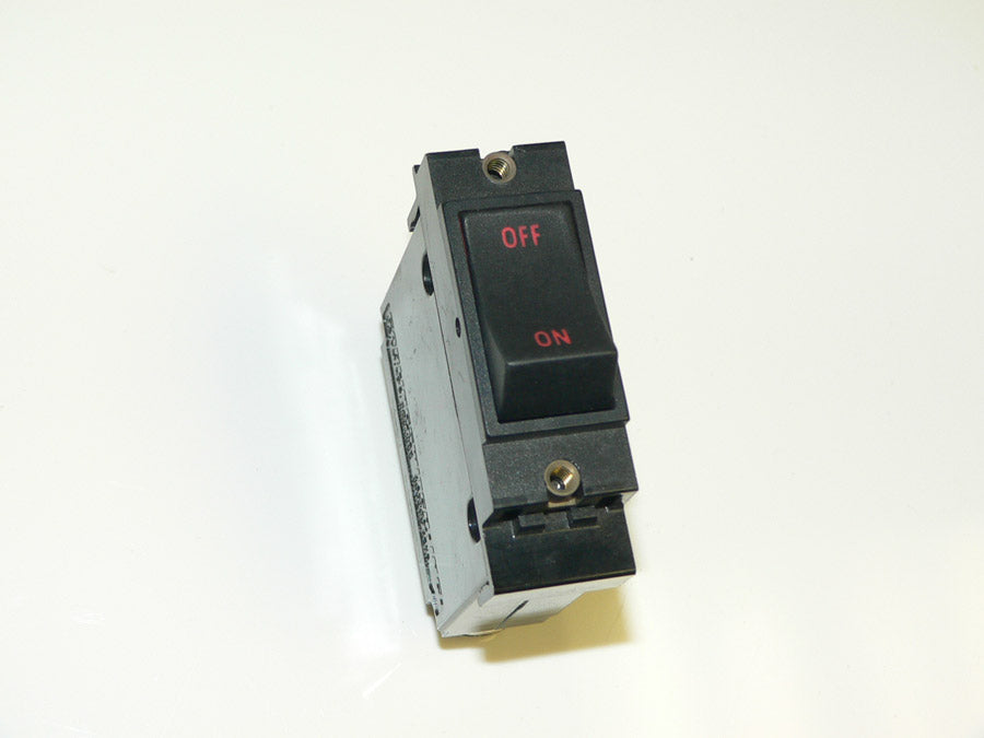 AC1 Carling Circuit breaker rocker style red lettering - vertical - 25 Amp AC1-B0-26-625-3G1-C