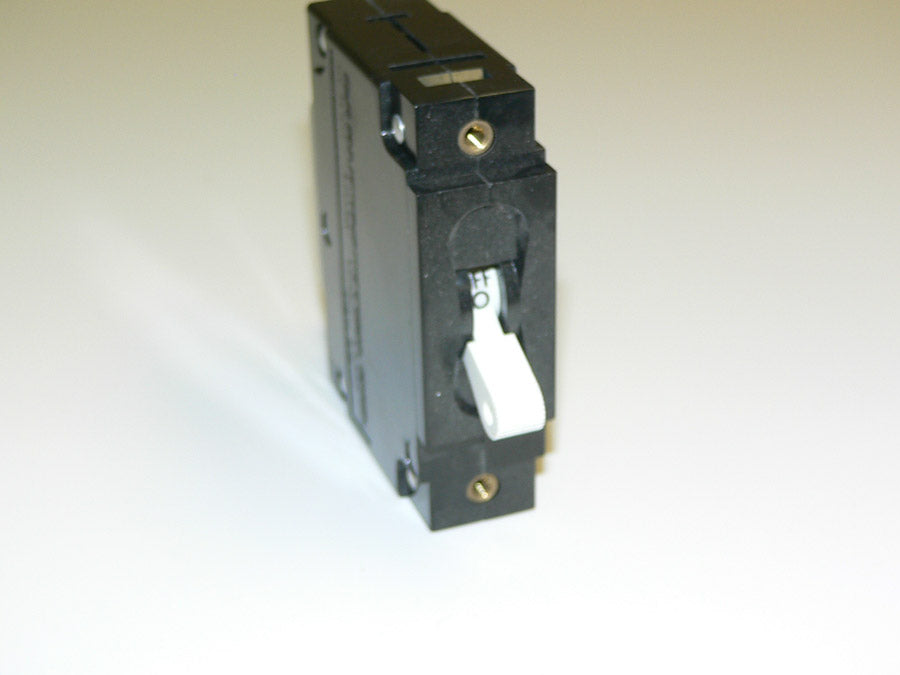 Carling Circuit Breaker TOGGLE WHITE rectangle cutout 50 Amp CA1-B0-34-650-111-C, 10-24 studs