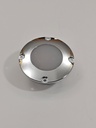 Barnegat Flush Mount Light,  Chrome housing, frosted lens. QL-CL-CH-F