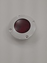 Barnegat Flush Mount Light, QL-CL-R white housing, Red lens