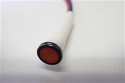 14VDC Indicator LED Light, Flush Lens - Amber