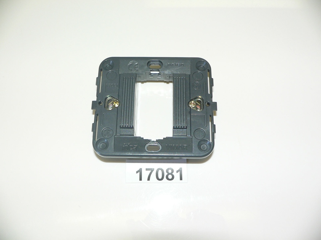 VIMAR MOUNTING FRAME BRACKET WITH CLAWS, GROOVED FRONT