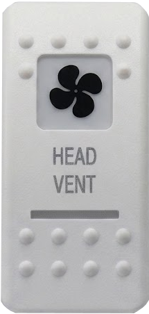 C2-AR Carling Contura V series rocker switch actuator - Head Vent