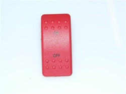 C2-AT Carling Contura V series rocker switch actuator - Red On/Off Text