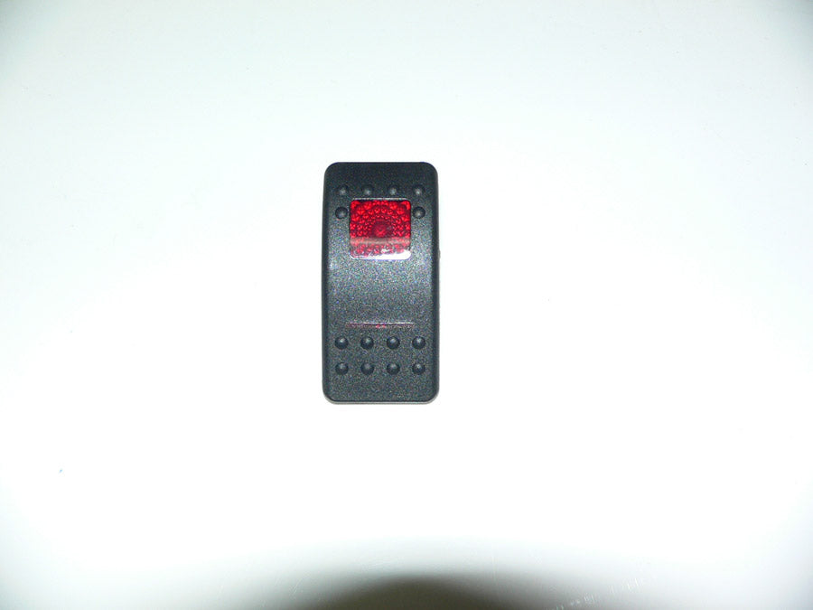 C2-AV Carling V series rocker switch actuator - Red Box Lens and red bar lens