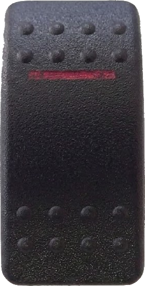 C2-AZ Carling Contura II rocker switch actuator - Single Red Lens