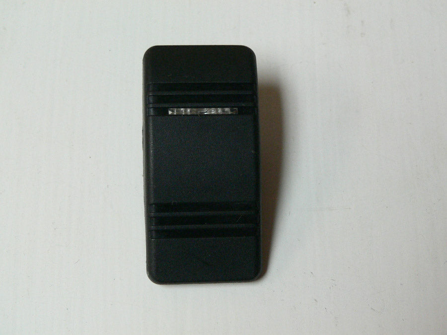 C3-A Carling Contura III V series rocker switch actuator - Black w/ clear lens