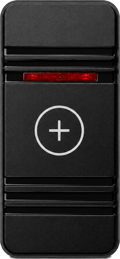C3-AG Carling Contura II V series rocker switch actuator - Positive Logo