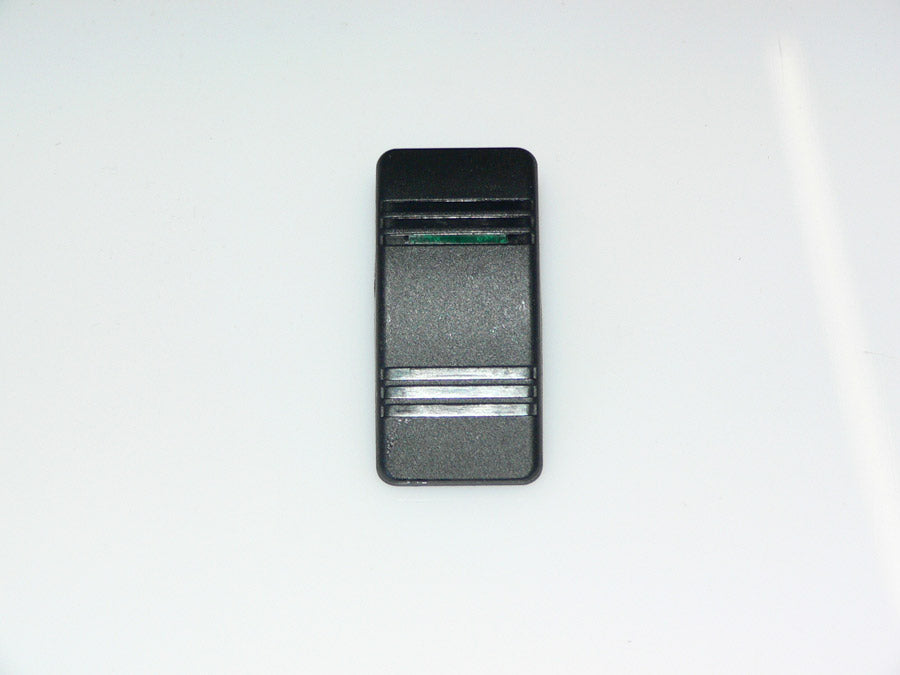 C3-AU Carling Contura V series rocker switch actuator - Single Green Lens