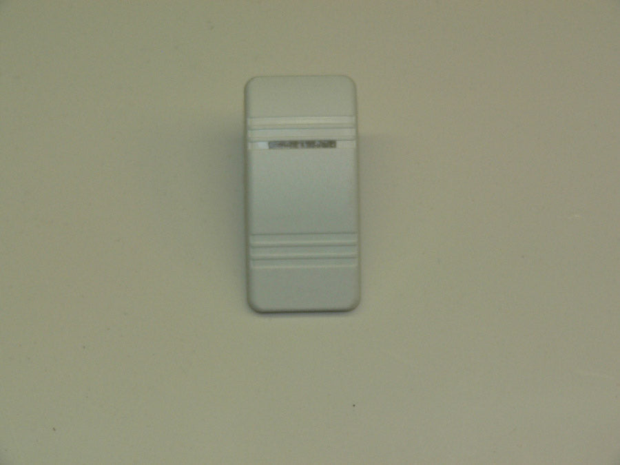 C3-C Carling Contura III V series rocker switch actuator - White with clear lens