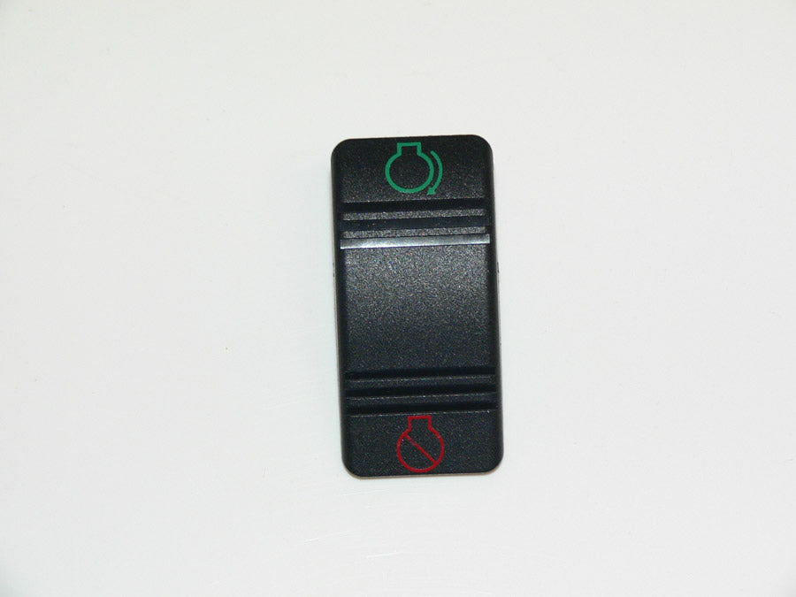 C3-K Carling Contura III V Series Rocker Switch Actuator - Black w/ Start and Stop Symbols